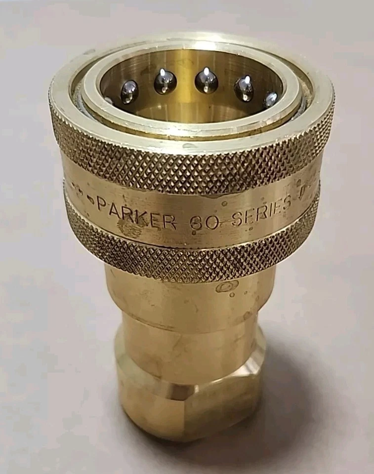*NEW SURPLUS* Parker BH8-60 Female Coupling 1-1/2" Quick Connect 1"Npt +Warranty - Image 2 of 4