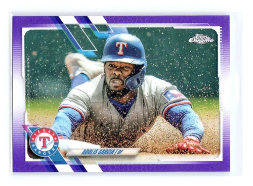 2021 Topps Chrome Update #USC64 Adolis Garcia Purple Refractor