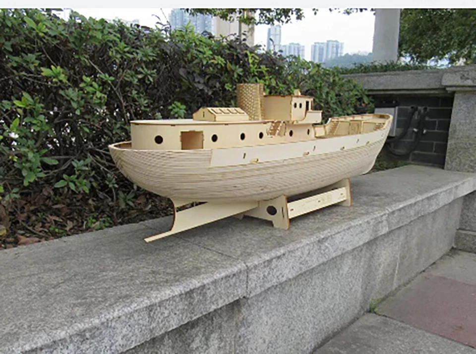 SIRIUS Pesca Arrastrero 1.2m 47.2" 1:50 Aventuras de Tintín RC Modelo Barco Kit - Imagen 4 de 4