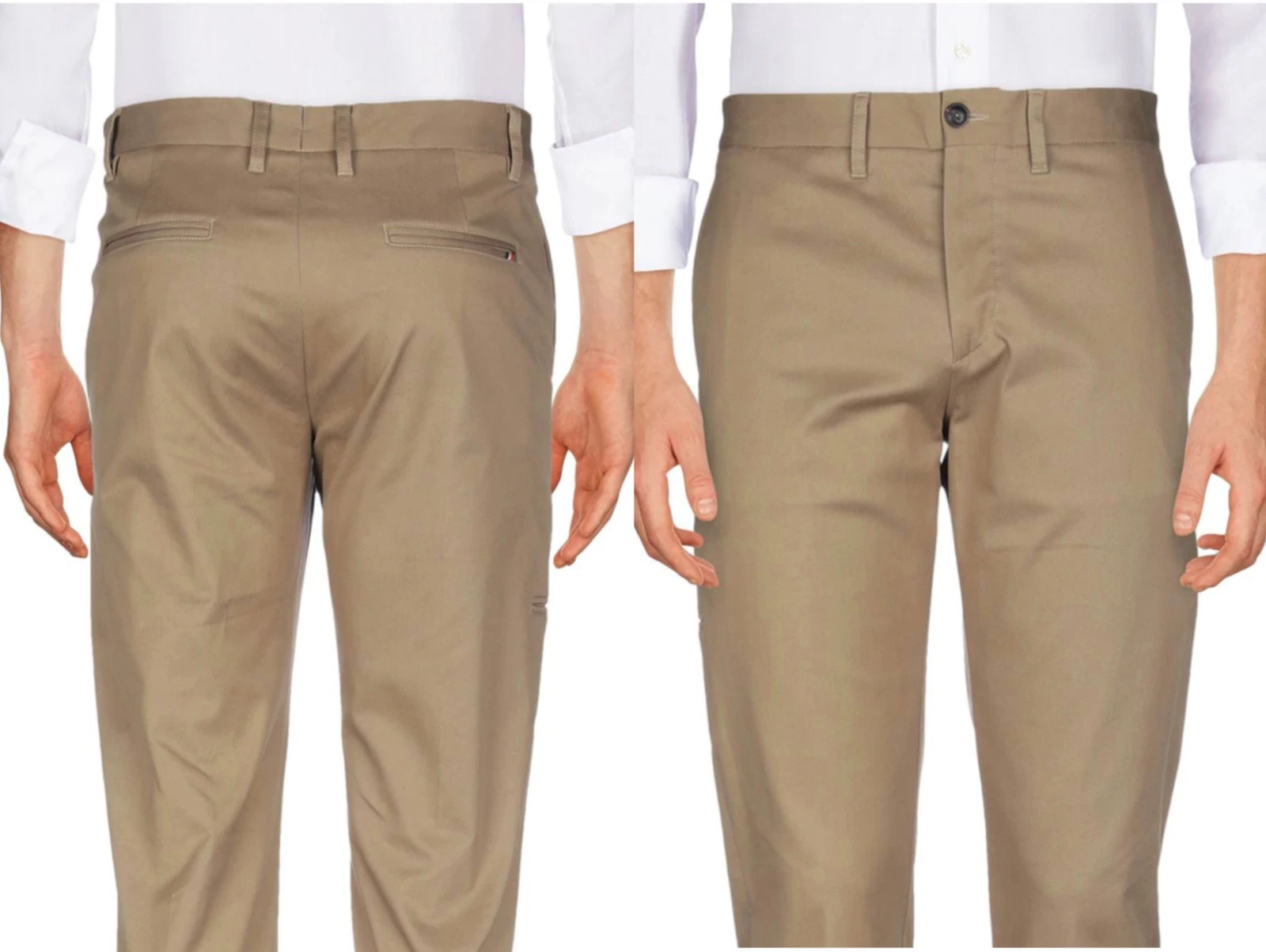 Moncler Chino Side Pocket Casual Pants Luxury Cotton Stretch Trouser 56