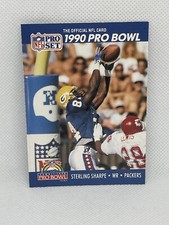 1990 Pro Set Sterling Sharpe Pro Bowl #415 Green Bay Packers      0819