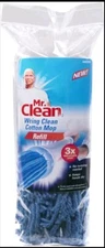 Mr. Clean Wring Clean Cotton Replacement Mop Head Refill Blue Product # 446999