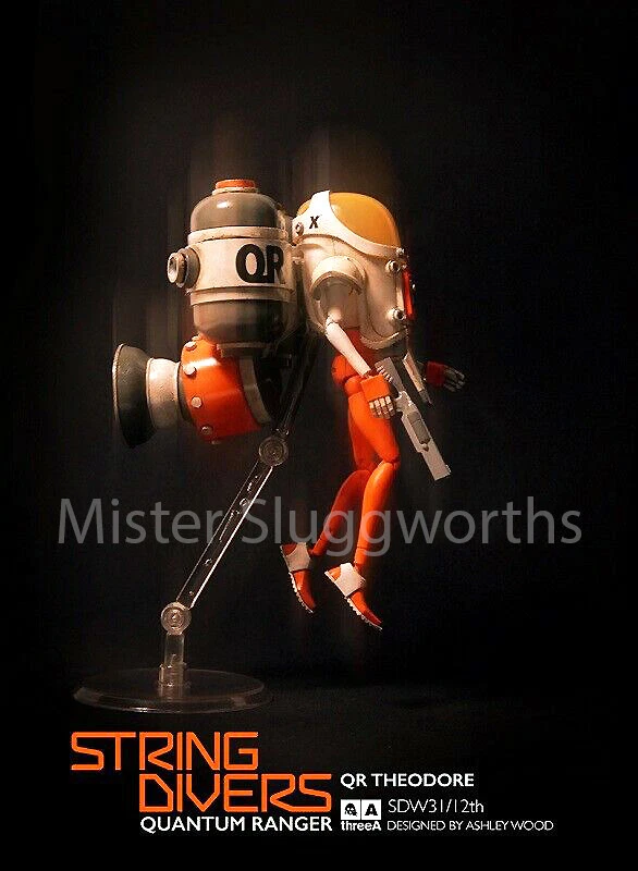 NUEVO 2015 Japón Takara 3A String Diver Theodore Ashley Wood Microman Micronauts Foto 3 de 4