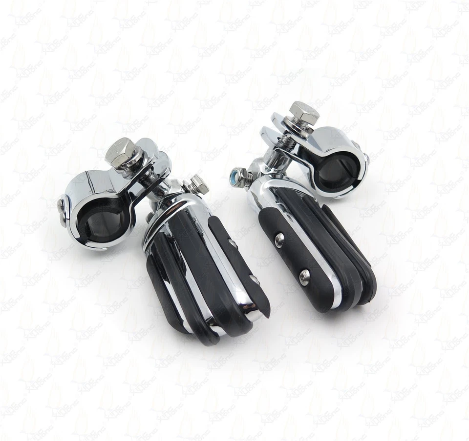 Clavijas de pie de carretera de 1-1/4" reposapiés soportes abrazaderas PARA YAMAHA V-STAR XVS1300 XVS650 Foto 3 de 4