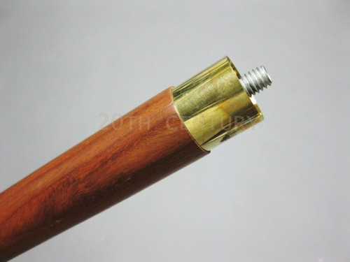 Bastone da passeggio palissandro sheesham legno senza manico stile vittoriano 93 cm - Foto 4 di 7