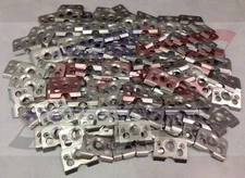 1 3/8" Lightweight Dzus Weld Plate Tab for 7/16" Button- Lot of 100