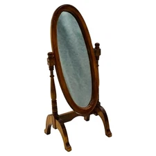 Dollhouse Miniature Concord Wooden Oak Dressing Mirror 1:12 VINTAGE