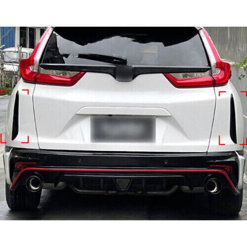 Glossy Black Rear Tailgate Trunk Both Side Strip For Honda CRV CR-V 2017-2022 - Foto 10 di 12