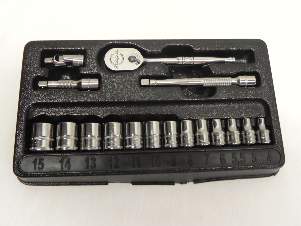 Snap-On 117TMM 17 Piece 1/4 Snap-On 117TMM 17 Piece 1/4