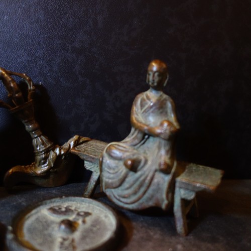emocionante pequeña colección de bronces del Tíbet y China - Imagen 8 de 9