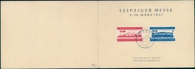 Klapp Ak Leipzig, Leipziger Messe 1957, Technische Messe - 5105964