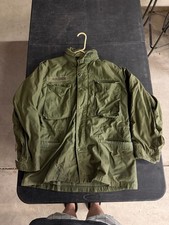 Vintage Vietnam Era US Army M-65 Field Jacket with Hood, Size Regular Small