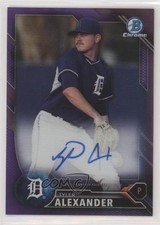2016 Bowman Chrome Prospects Purple Refractor 78/250 Tyler Alexander Auto k1i