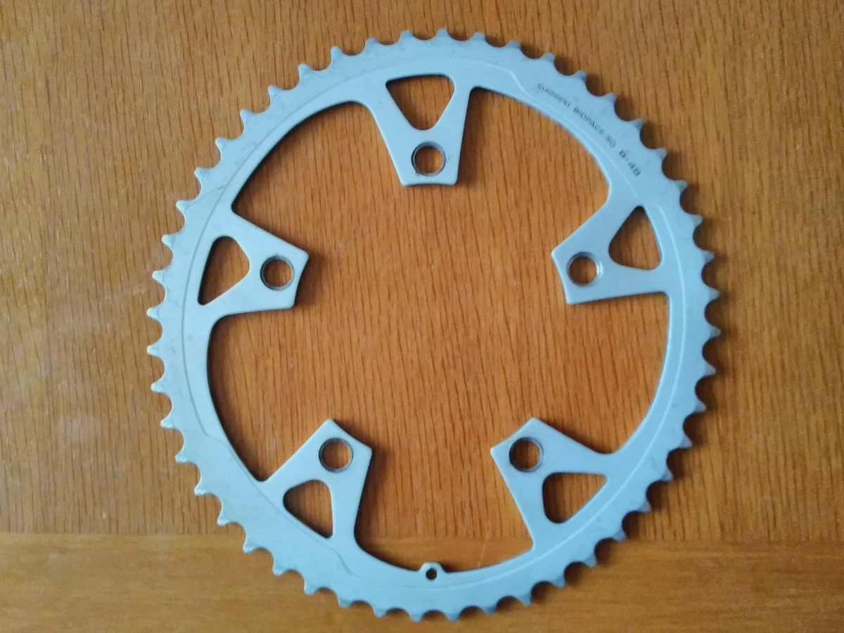 Plateaux Shimano Biopace Vintage 48/38/28T - Triple Pour VTT, BCD 110