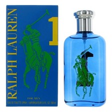 Polo Big Pony Blue 1 by Ralph Lauren, 3.4 oz EDT Spray for Men