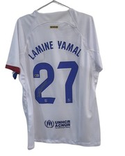 ⚽️ Lamine Yamal Autographed Signed Barcelona Jersey Beckett BAS COA