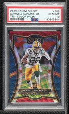 2019 Select Premier Level Tri-Color Prizm Darnell Savage Jr PSA 10 GEM MT 1m1f