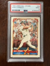 1990 Topps Ames All Stars - Jose Canseco #29 PSA 9