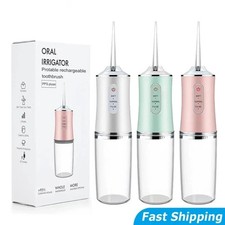 Cordless Water Flosser Dental Oral Irrigator Travel Teeth Cleaner Floss Pick