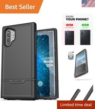 Galaxy Note 10 Plus Military-Grade Protective Case - 10FT Rugged Armor Black