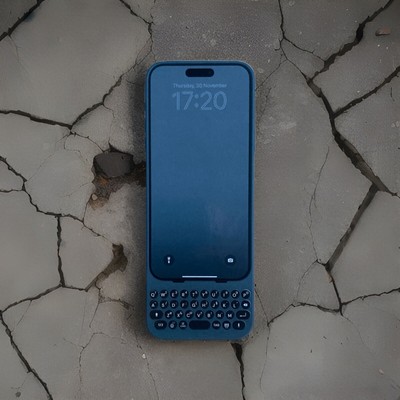 Clicks - Keyboard Case for Apple iPhone 15 Pro  - London Sky Phone Case