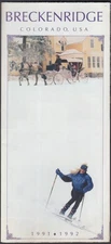 Breckenridge Ski Resort brochure 1991-1992 Colorado