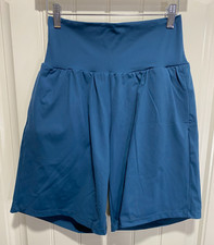HALARA Womens Softlyzero  Airy Super High Waisted 2-in-1 Yoga Shorts Medium Long