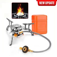 Portable Compact Gas Stove Outdoor Cooking Burner for Camping Fishing Picnic UK