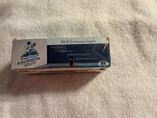 Adult Swimming Goggles Anti Fog Wide Vision Adjustable Swim Glasses Unisex