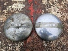 Pair 2 Original 1936 Buick Hubcaps Special Century Series 40 50 60 36