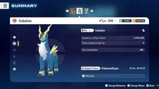 6IV Cobalion Pokemon Legends ZA *SAME DAY*