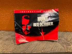 The Hunt for Red October Nintendo Entertainment System 1991 NES Carrito folleto