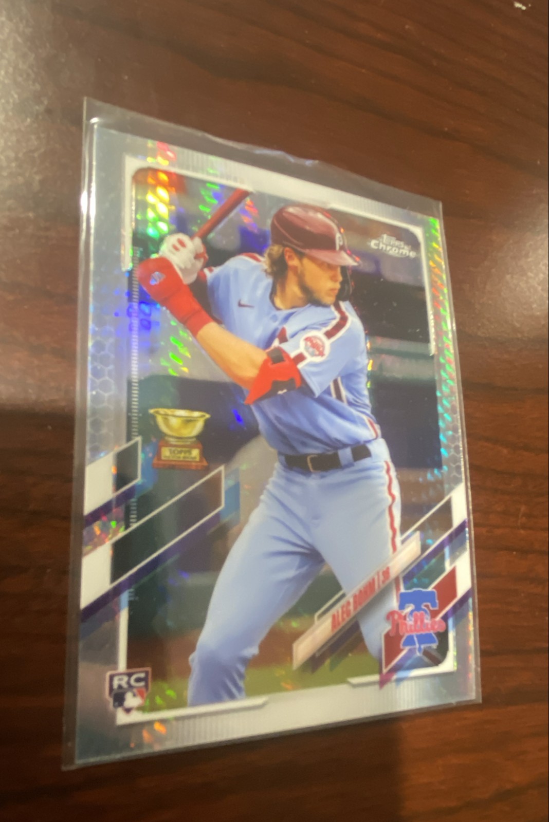 2021 Topps Chrome - Alec Bohm #119 Prism Refractor (RC)