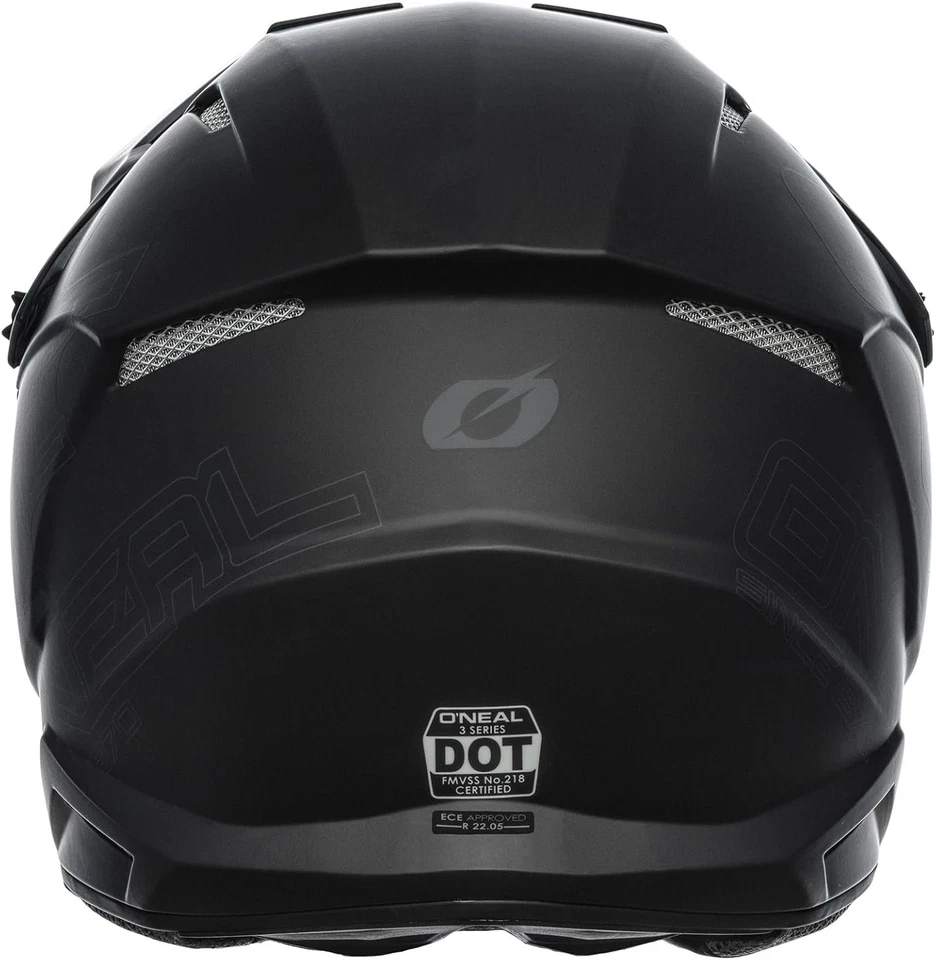 O'Neal - 0627-001 3 Series Unisex-Adulto Casco Todoterreno X-Pequeño, Plano Negro Foto 4 de 4