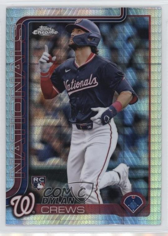 2025 Topps Chrome Prism Refractor Dylan Crews #146 1r0p