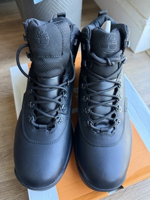 Timberland White ledge Waterproof Mid Hiker Boot, Black Full Grain, 11