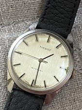 TISSOT Stylist Vintage 1960’s Men’s Manual Wind Stainless Steel Dress Watch Vgc