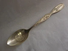 GOLDEN GATE EXPOSITION 1939 STERLING SILVER SOUVENIR SPOON ART DECO NUDE HANDLE