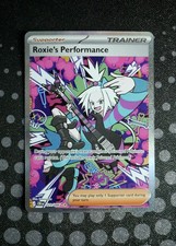 Roxie's Performance Pokemon ME04: Chaos Rising CRI #121/86 Holo Near Mint