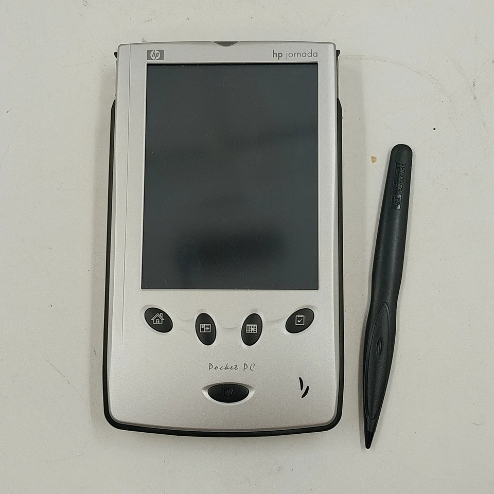 HP Jornada 540 Series Silver Pocket PC PDA Electronic Handheld w Stylus Untested - Image 4 of 4