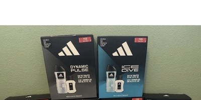 adidas Dynamic Pulse & Ice Dive Eau de Toilette 50ml & Shower Gel 250ml Set