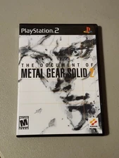 Document of Metal Gear Solid 2 (Sony PlayStation 2, 2002) CIB+registration card