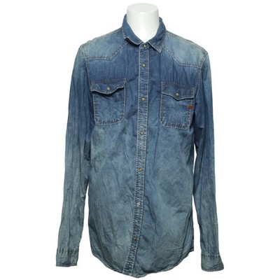 Buffalo David Bitton, Jeanshemd, Größe: XL, Blau, Baumwolle, Denim, Herren #nVa