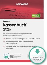 Lexware kassenbuch 2026 ABO-Lizenz (Win 10/11) 1 Jahr Laufzeit ESD-Key per eMail