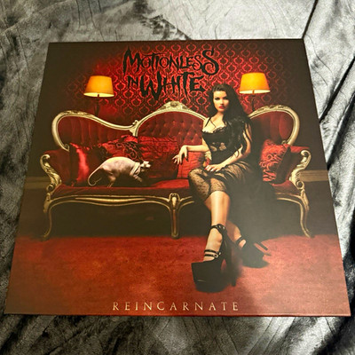 Motionless In White - Reincarnate White/Red w/ Black Splatter Vinyl