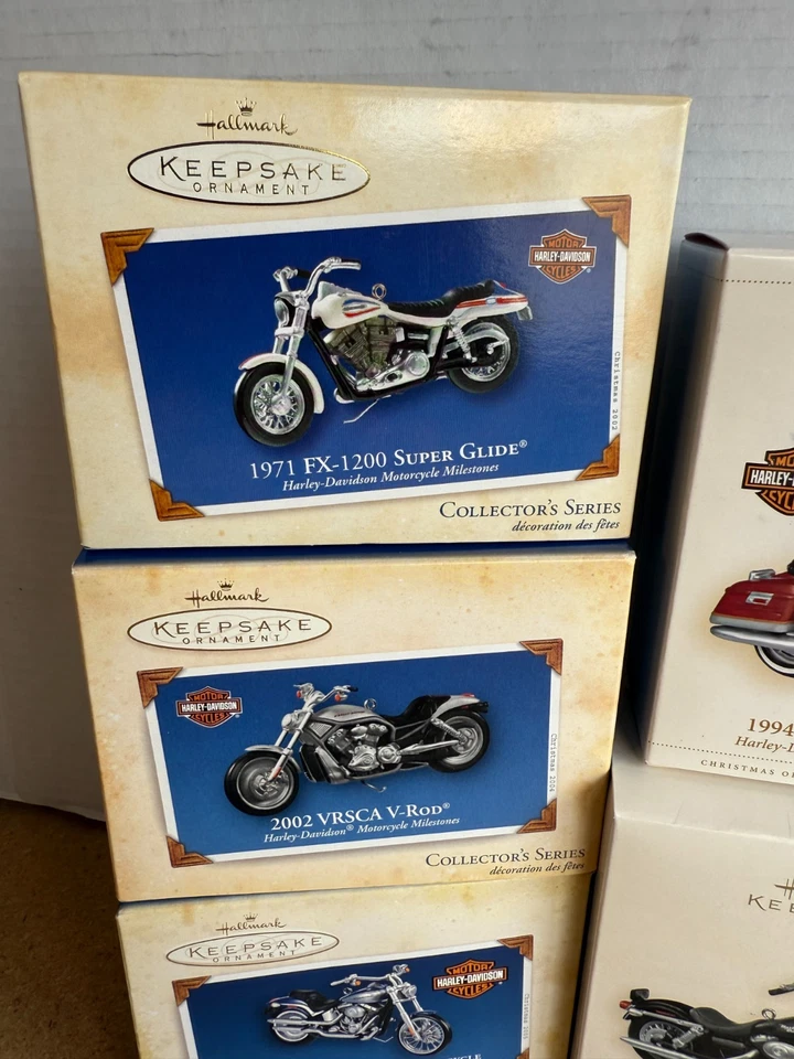 Lot of 5 HALLMARK KEEPSAKE Harley Davidson Ornament Collection - Image 4 of 4