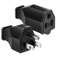 Extension Cord Repair Replacement Ends,Male and Female Electrical Plug Ends，Male