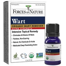Forces of Nature Wart Control Extra Strength, Organic Plantar Warts Treatment...