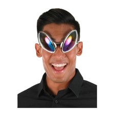 Silver Alien Glasses - Insects - Costume Accessories - One Size
