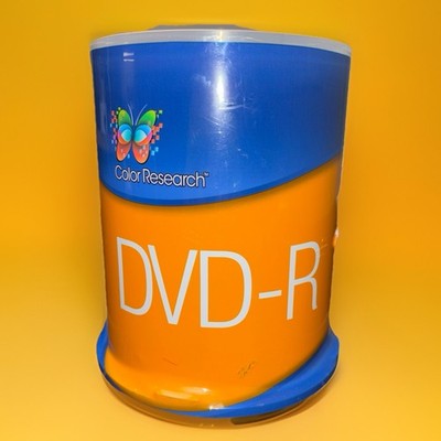 Color Research DVD-R 100 Pack 16X 120 Mins 4.7GB